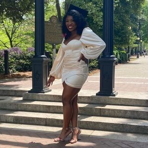 Champagne Party Dress | Size 6 | Oh Polly